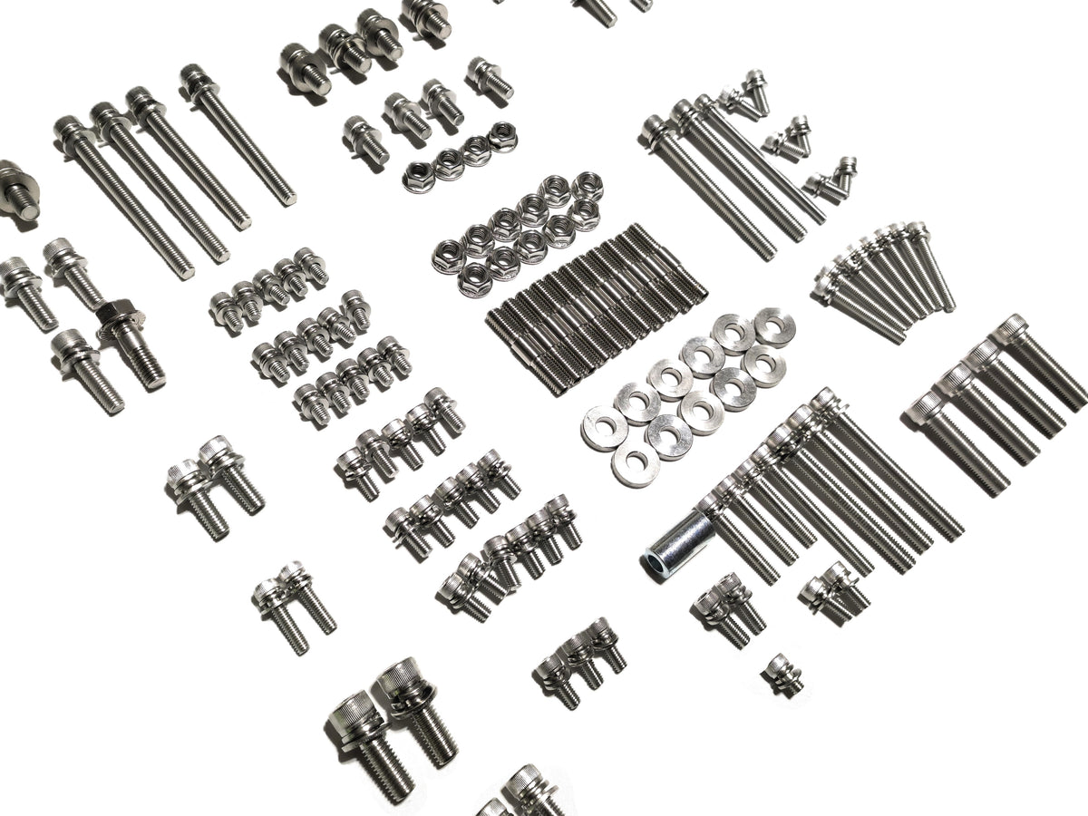 L-Series ENGINE BOLT KIT - Stainless Steel 240z 260z 280z 280zx L-Series ENGINE BOLT KIT - Stainless Steel 240z 260z 280z 280zx