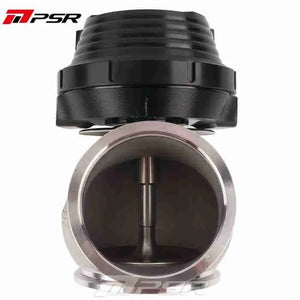 744326000 BLACK PSR  NEW GEN 60MM WASTEGATE WASTE GATE FRONT VIEW
