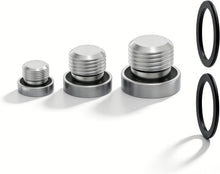 Metric Stainless Steel Plug with Captive Seal M12 M14 M16