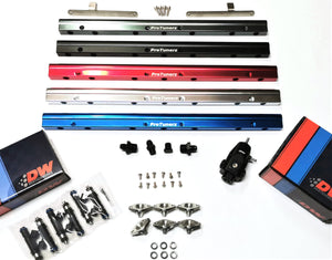 L-Series Fuel Rail Kit w/ Injectors + Fuel Regulator Option