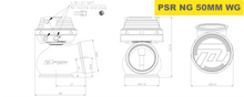 PS 50mm Vband External Wastegate