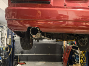 ProTunerz Exhaust Kit 280zx 3" Stainless Steel Nissan Zcar Datsun Turbo Charging Turbo Charge Catback Yback Muffler Resonator Vband l28et l28etoT l28 LSERIES