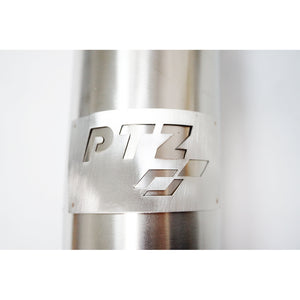 ProTunerz Exhaust Kit 280zx 3" Stainless Steel Nissan Zcar Datsun Turbo Charging Turbo Charge Catback Yback Muffler Resonator Vband l28et l28etoT l28 LSERIES
