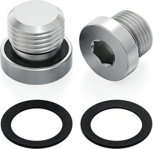 Metric Stainless Steel Plug with Captive Seal M12 M14 M16
