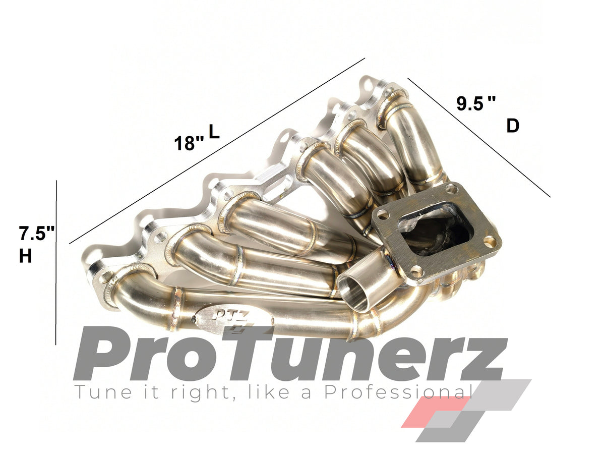 ProTunerz 2jz GE T4 Equal Length Turbo Manifold SS304 – Pro TunerZ