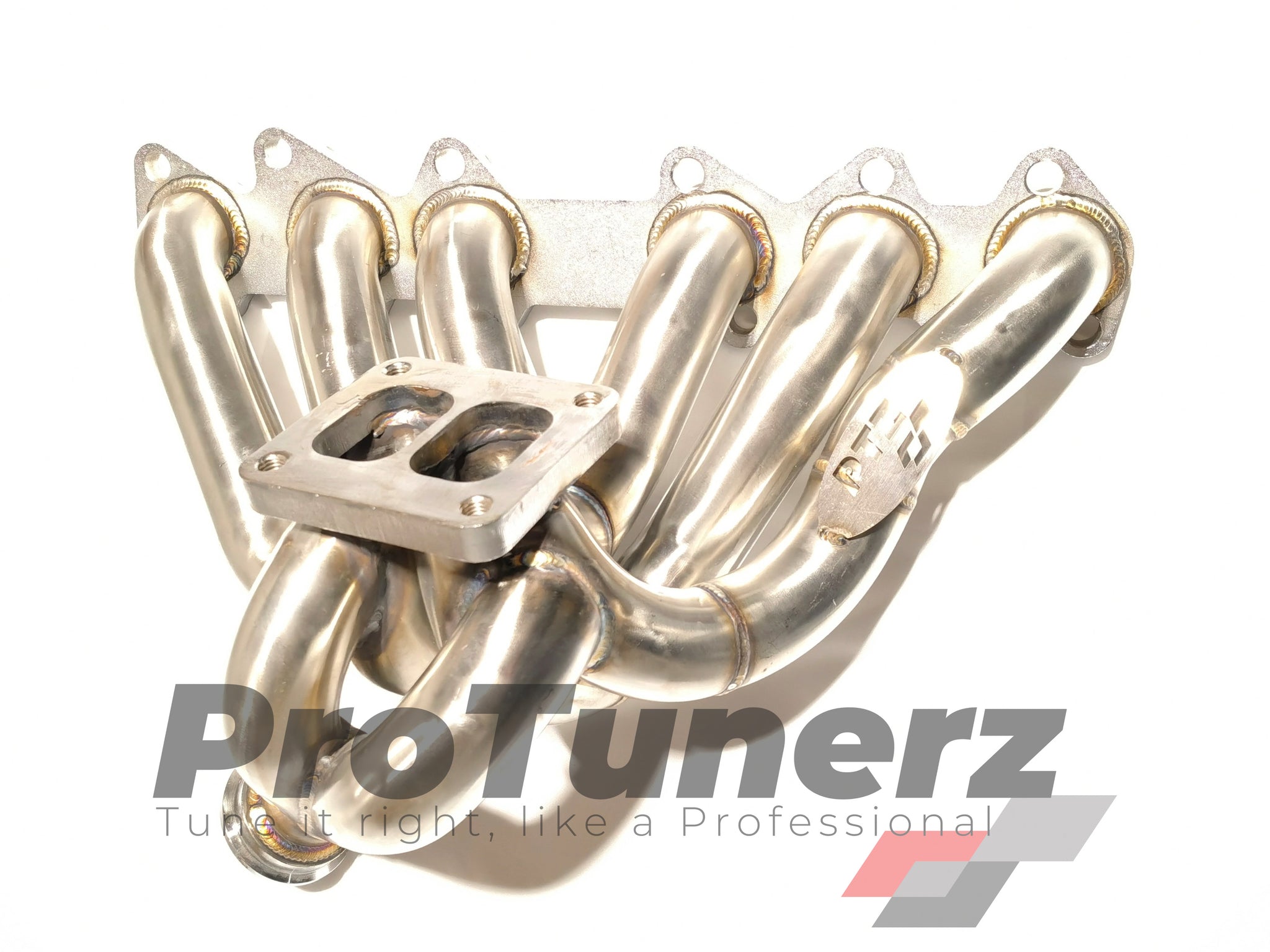 ProTunerz 2jz GTE T4 Twin Scroll Equal Length Turbo Manifold SS304